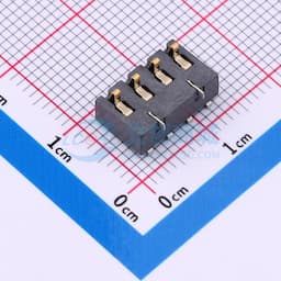 电池座连接器3.0PH间距-H7.2-4pin 卧贴带柱缩略图