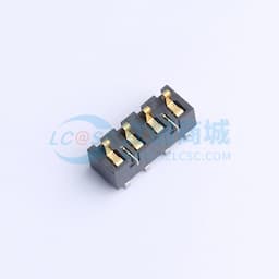 电池座连接器3.0PH间距-H4.6-4pin 卧贴带柱缩略图