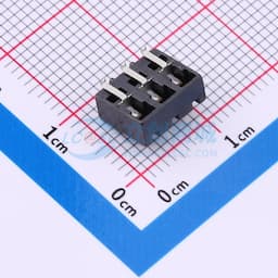 电池座连接器3.0PH间距-H7.2-3PIN 卧贴带柱缩略图