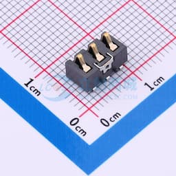 电池座连接器3.0PH间距-H5.0-3PIN 卧贴带柱缩略图