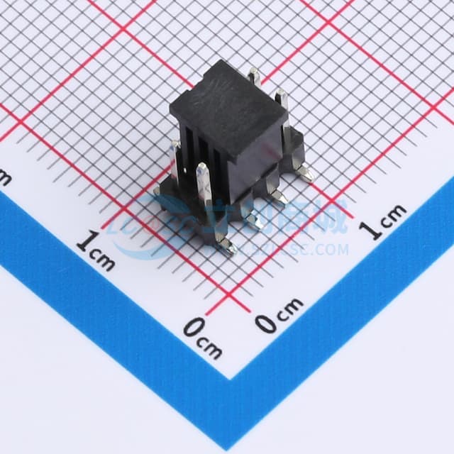 2x4P 间距:2.54mm 方针 立贴实物图
