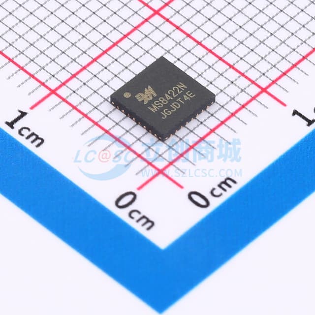 24bit,192kHz,内置异步采样率转换的数字音频接口电路,应用于多媒体音箱、数字音频处理器实物图