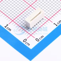 无锁 单侧触点/垂直 P数:10P 间距:0.5mm缩略图