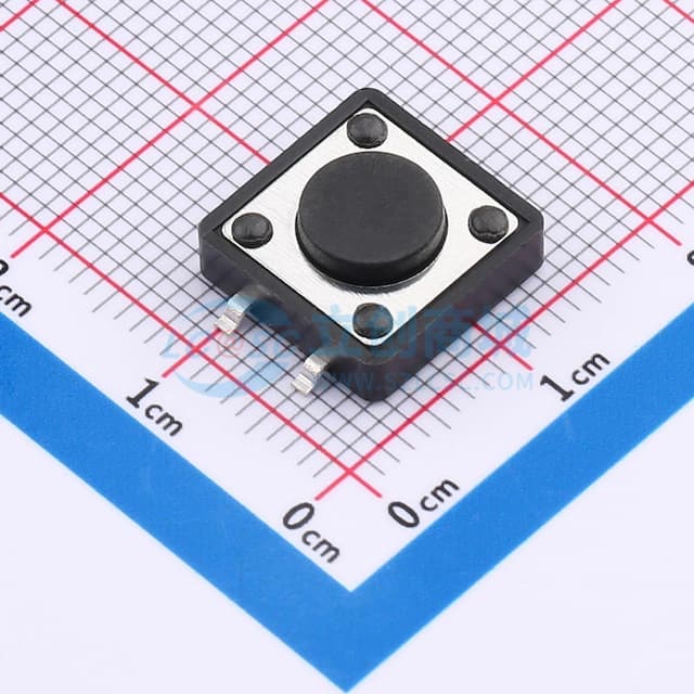 12*12*4.5mm 立贴 轻触开关实物图