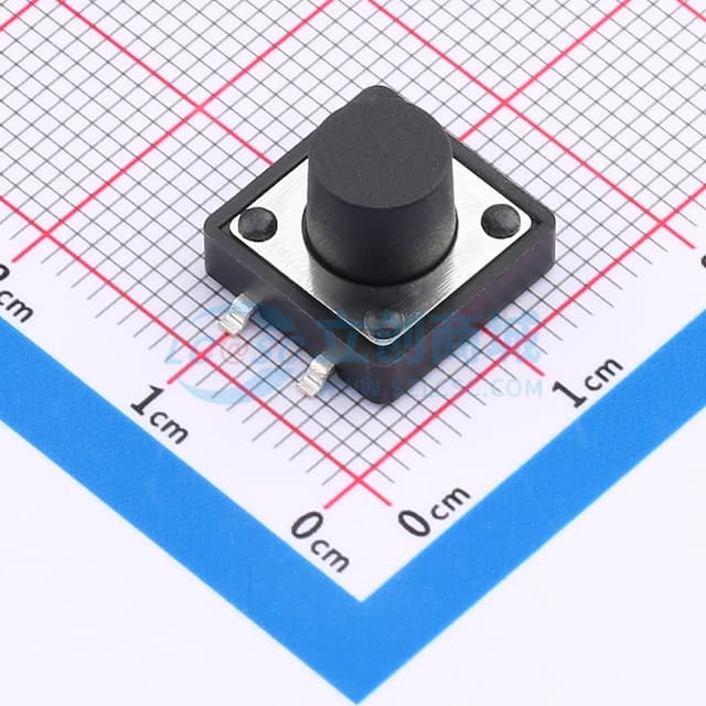 12*12*8.5mm 立贴 轻触开关实物图