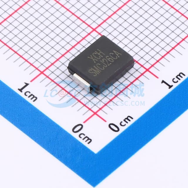 双向TVS 26V截止 峰值浪涌电流：35.7A实物图