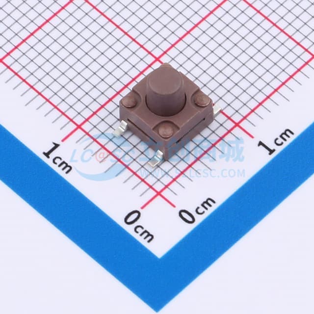 6*6*7防水贴片轻触开关实物图