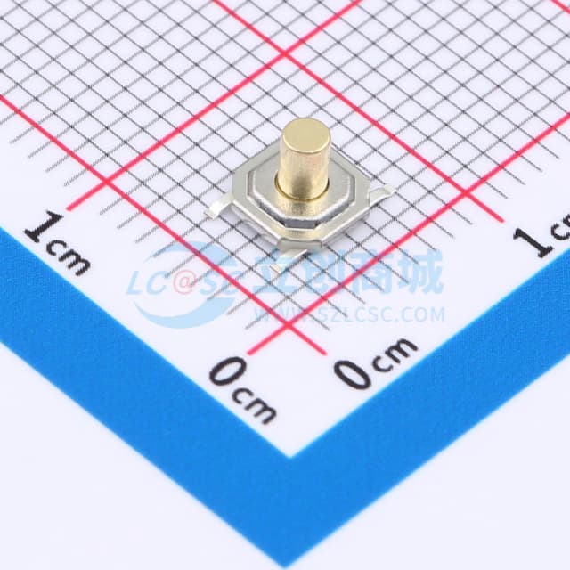 5*5*4防尘贴片轻触开关实物图