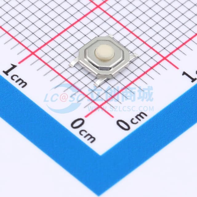 5*5*1.7防尘贴片轻触开关实物图