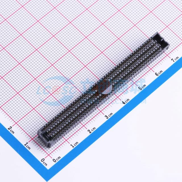 间距:1.27mm PIN:300P 母 立贴实物图