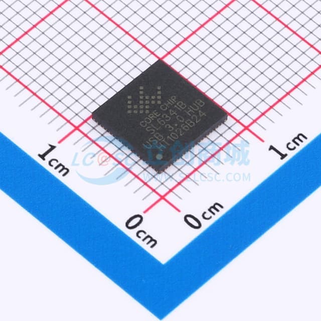 USB3.0 4口HUB芯片实物图