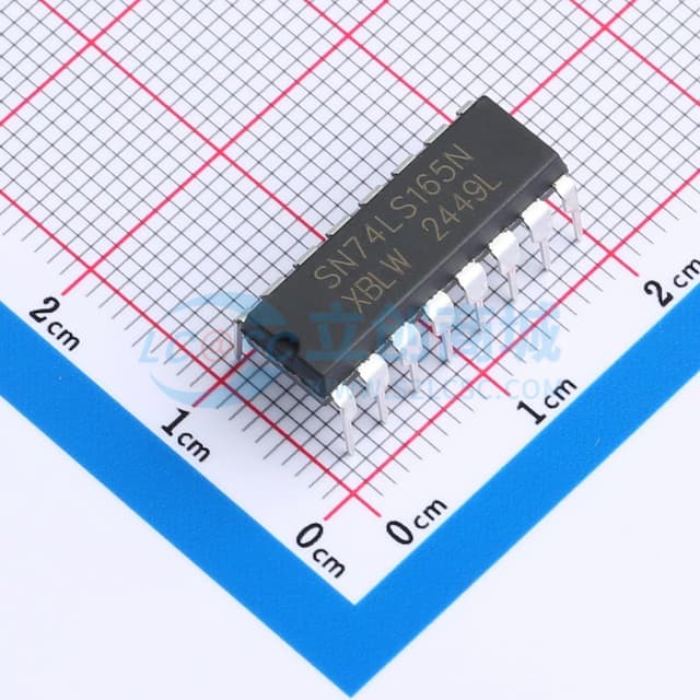 SN74LS165是8位串行或并行输入/串行输出移位寄存器。实物图