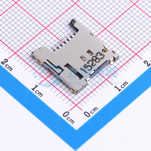 自弹式 MicroSD卡(TF卡) 卡座实物图