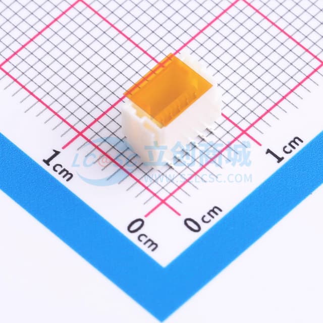 1x6P 间距:1mm 立贴 系列:NSH实物图