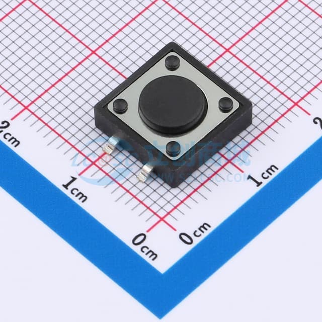 12*12*4.3mm 立贴 轻触开关实物图
