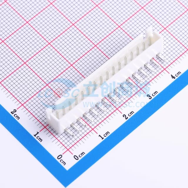 1x16P 间距:2.5mm 弯插 系列:XH 【插件】实物图