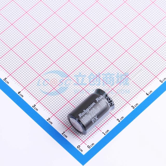 220uF ±20% 100V 【引线】实物图