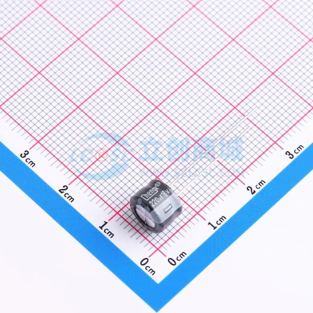 220uF ±20% 16V 【插件】实物图