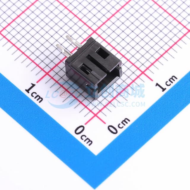 1x2P 间距:2mm 直插 系列:PH实物图