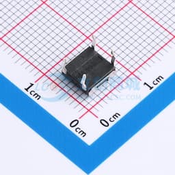 6.2X6.2/插脚/2.5H/180gf/黑底红钮/不接地缩略图