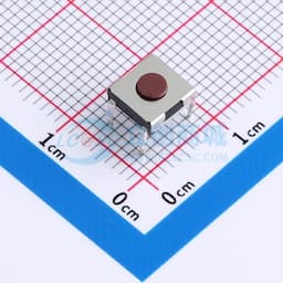 6.2X6.2/插脚/2.5H/180gf/黑底红钮/不接地缩略图
