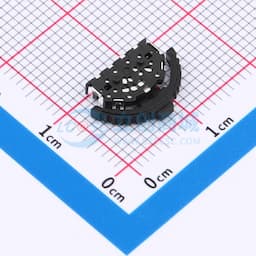 4脚拨轮长柄/有定位/黑底/三向缩略图