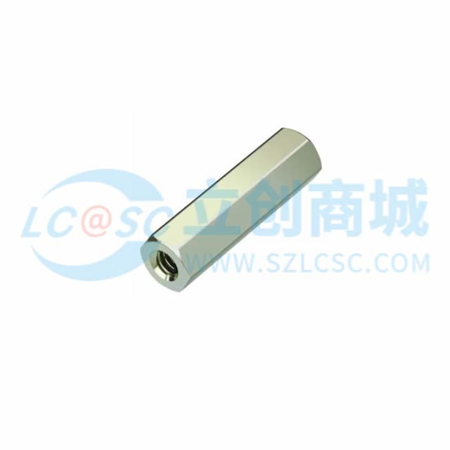 HARWIN M3 x 0.5六角黄铜螺母柱,30mm总长,5mm六角对边, R30-1003002 rs1613618实物图