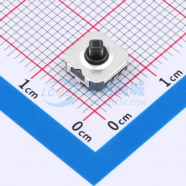 小五向开关/7.5*7.5*5H/盖板插脚实物图
