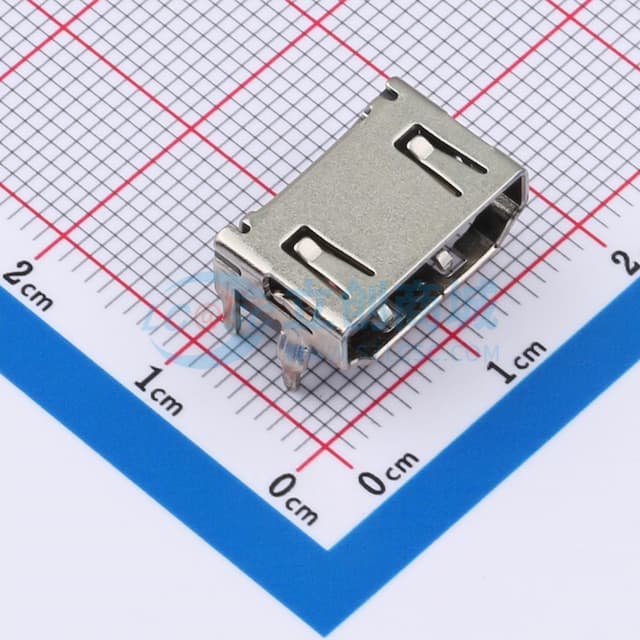 HDMI TYPE A型短体壳长9.5实物图