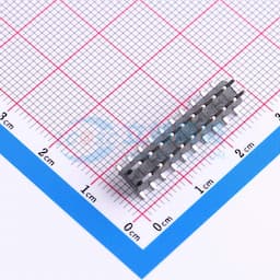 配套排母HX PM2.54-2x10P系列 2x10P 间距:2.54mm 方针 立贴缩略图