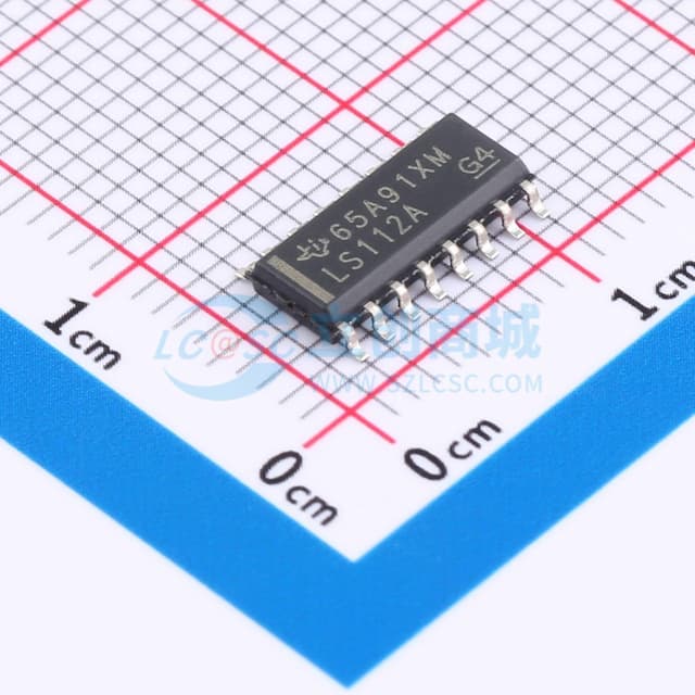 双J-K负边沿触发带预置和清除功能的触发器实物图