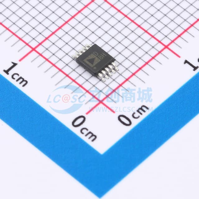 2.5 V至5.5 V、500 uA、双线式接口、四通道、电压输出12位DAC，采用10引脚MICROSOIC封装实物图