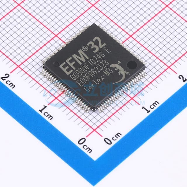 EFM32GG980F1024G-E-QFP100实物图