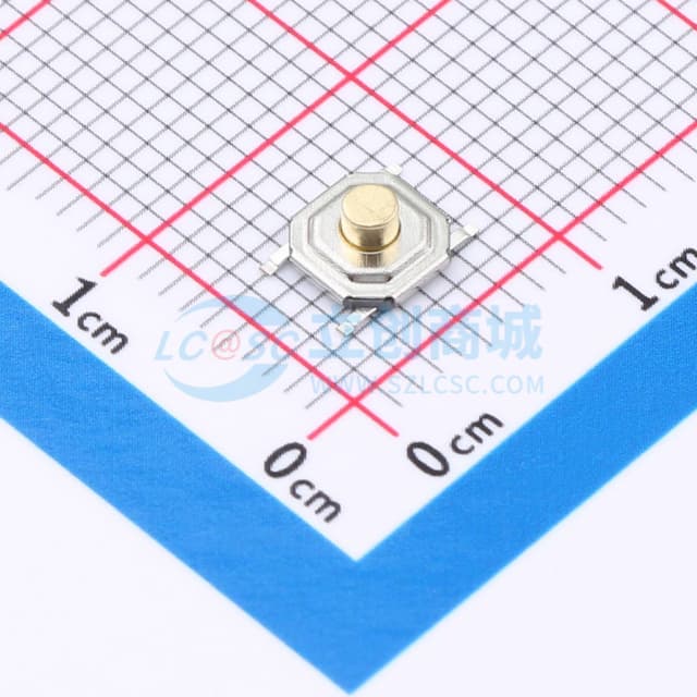 4*4*2.5mm 防水铜头 轻触开关 弹力250gf 编带包装实物图