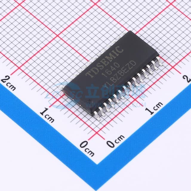 带键盘扫描显示驱动控制芯片实物图