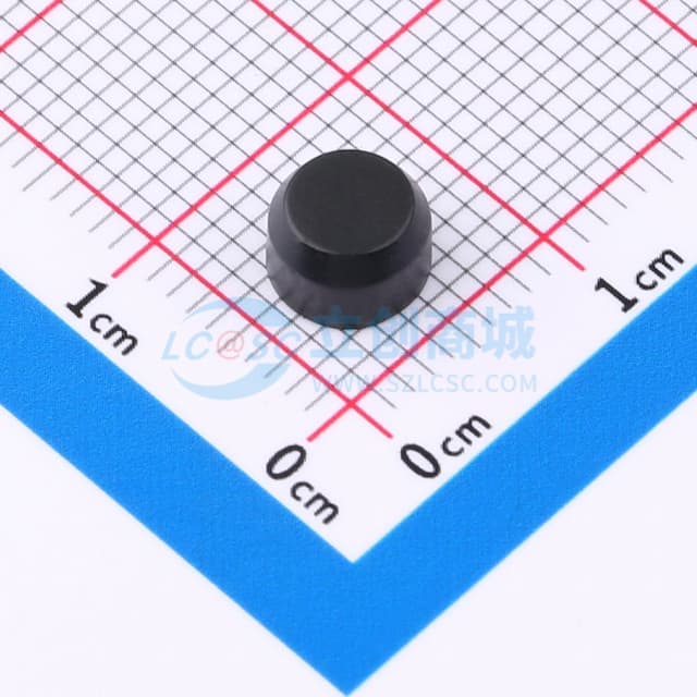 6*6按键帽 6*4mm 黑A63 袋装实物图