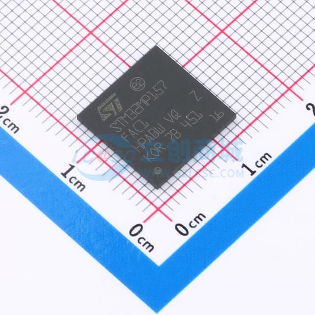 带有 Arm 双核 Cortex-A7 800 MHz、Arm Cortex-M4 实时协处理器、3D GPU、TFT/MIPI DSI 显示屏、FD-CAN、安全启动和加密技术的 MPU实物图