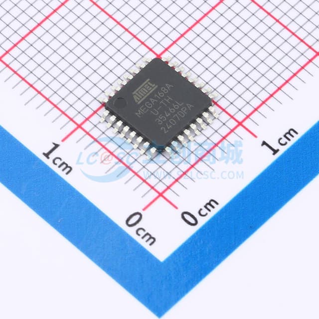 基于AVR增强型RISC架构的低功耗CMOS 8位微控制器实物图