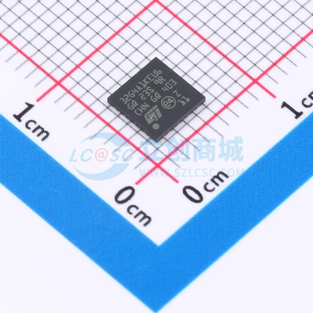 主流的 Arm Cortex-M4 微控制器 170 MHz，配备 512 Kbytes 闪存、数学加速器、高模拟集成度、加密实物图