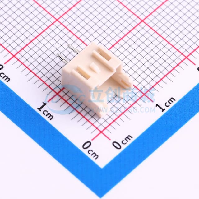 系列:XA 间距:2.5mm 1x2P【插件】实物图