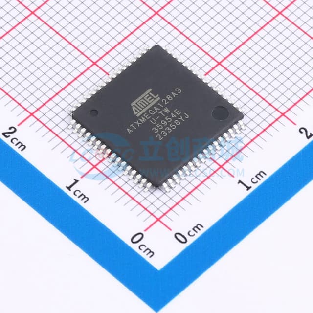 ATXMEGA128A3-AU实物图