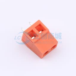 1x2P 5mm 直插 排数:1 每排P数:2【螺钉】缩略图