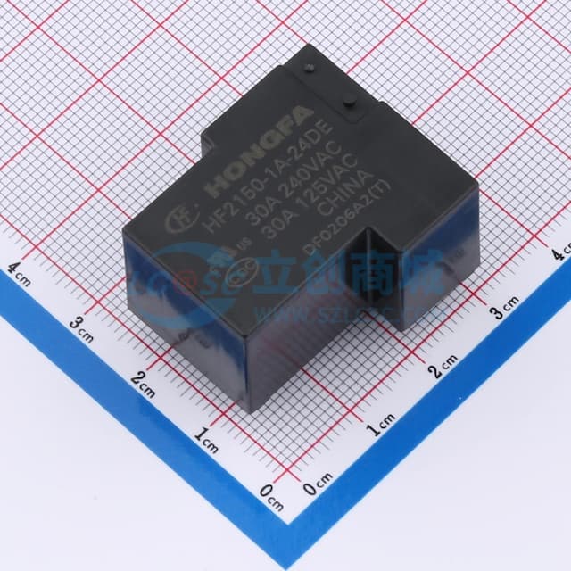 小型大功率24V继电器 单刀单掷-常开 【继电】实物图