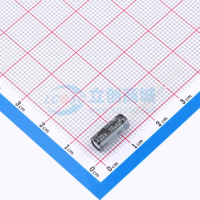 10uF ±20% 25V 【引线】实物图