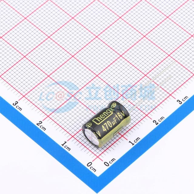 黑 470uF ±20% 16V【插件】实物图