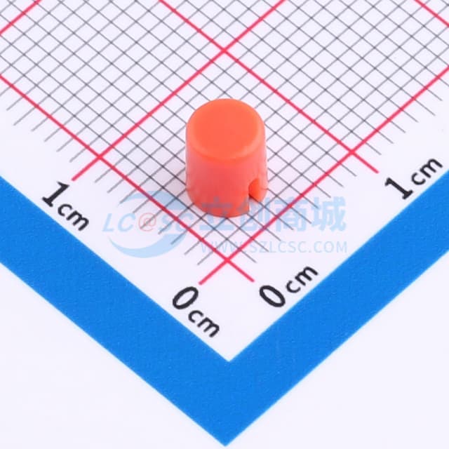 内孔2.45，φ4.4*5.5按键开关帽实物图