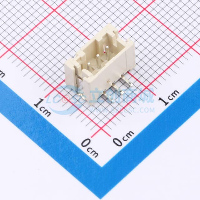 1x3P 间距:2mm 立贴 系列:PH实物图