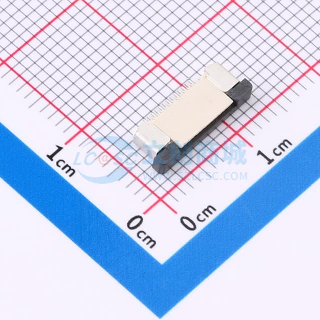 间距:0.5mm P数:13P 抽屉式 上接实物图