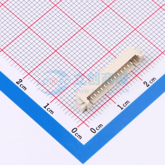 1x15P 间距:1.25mm 卧贴实物图