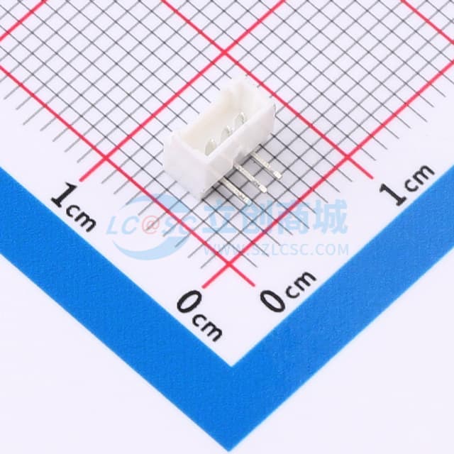 1x3P 间距:1.25mm 弯插 系列:PicoBlade(MX 1.25) 【插件】实物图